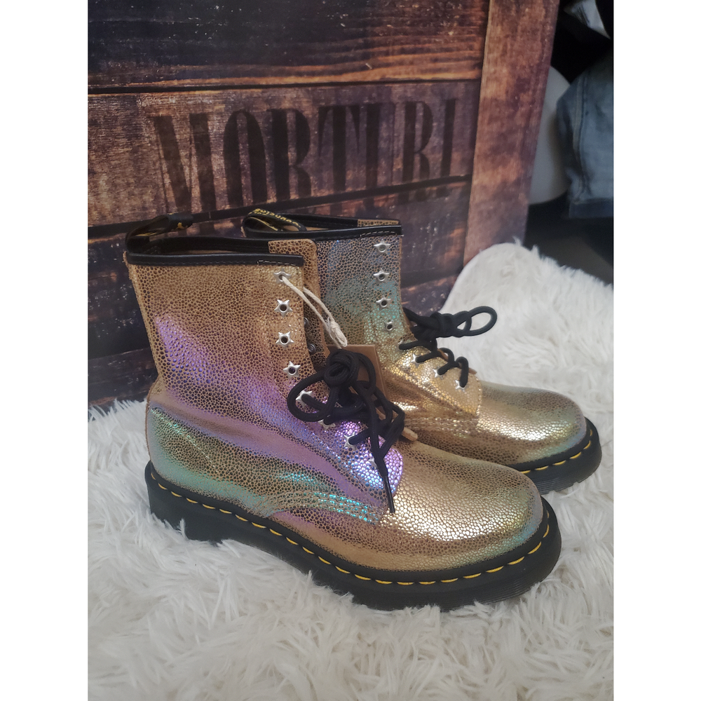LAST DAY!Holo Gold DR.Martens Boots - Picture 5 of 6